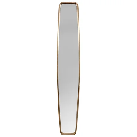 Fitzroy Mirror with Antique Brass Finish